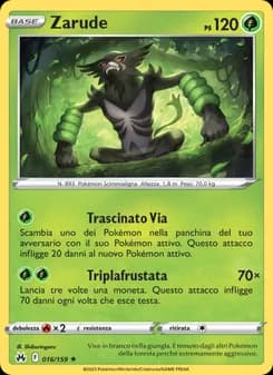Zarude card in Italian