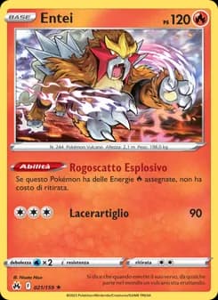 Entei card in Italian