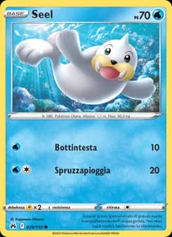 Seel card in Italian