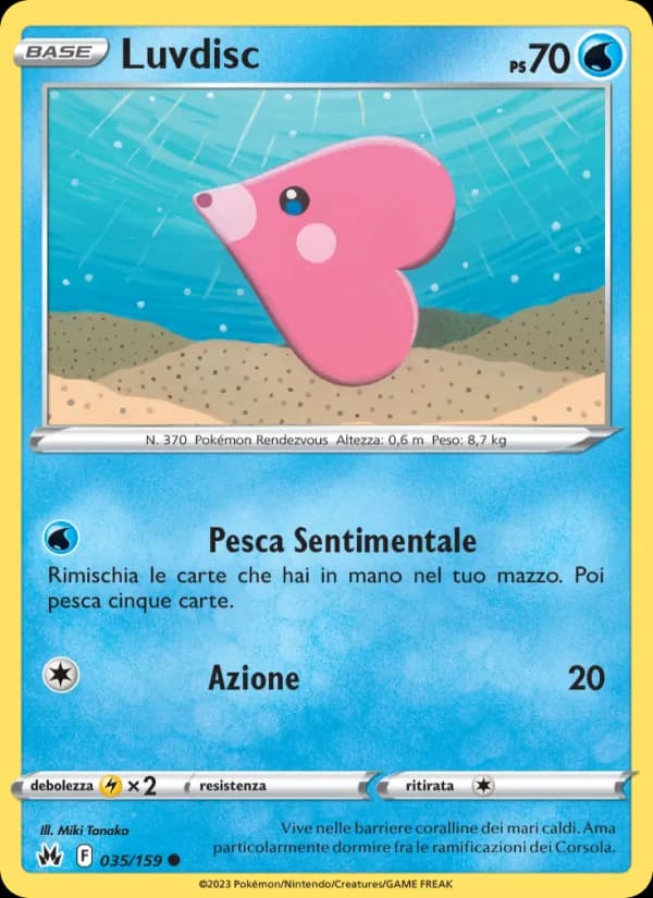 Luvdisc card in Italian