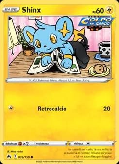 Shinx card in Italian