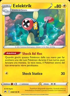 Eelektrik card in Italian
