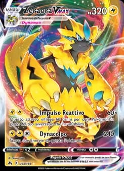 Zeraora VMAX card in Italian