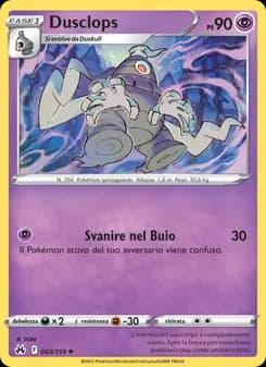 Dusclops card in Italian