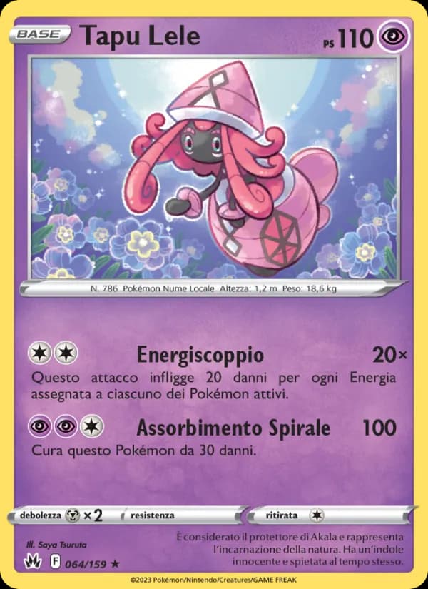 Tapu Lele card in Italian