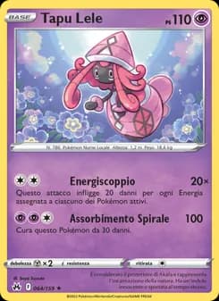 Tapu Lele card in Italian
