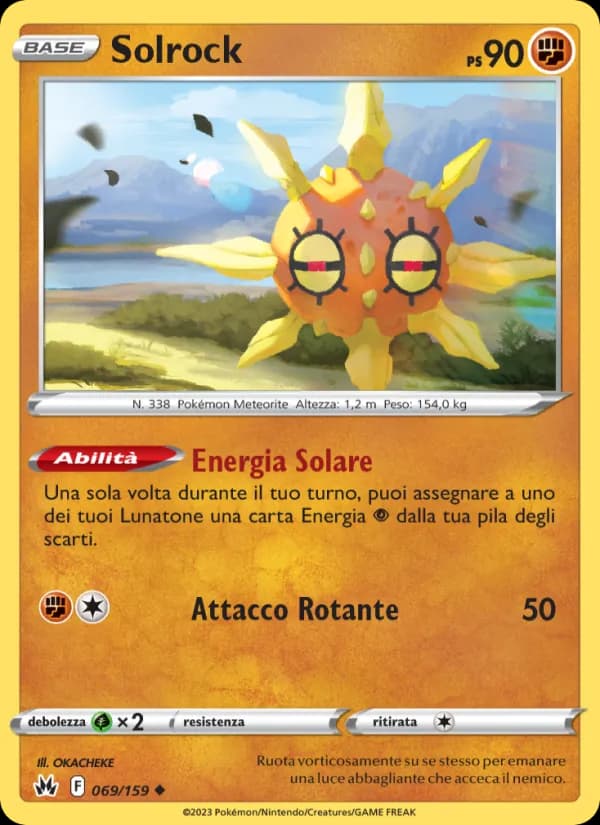 Solrock card in Italian