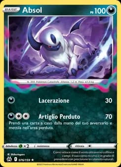 Absol card in Italian