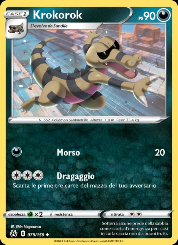 Krokorok card in Italian