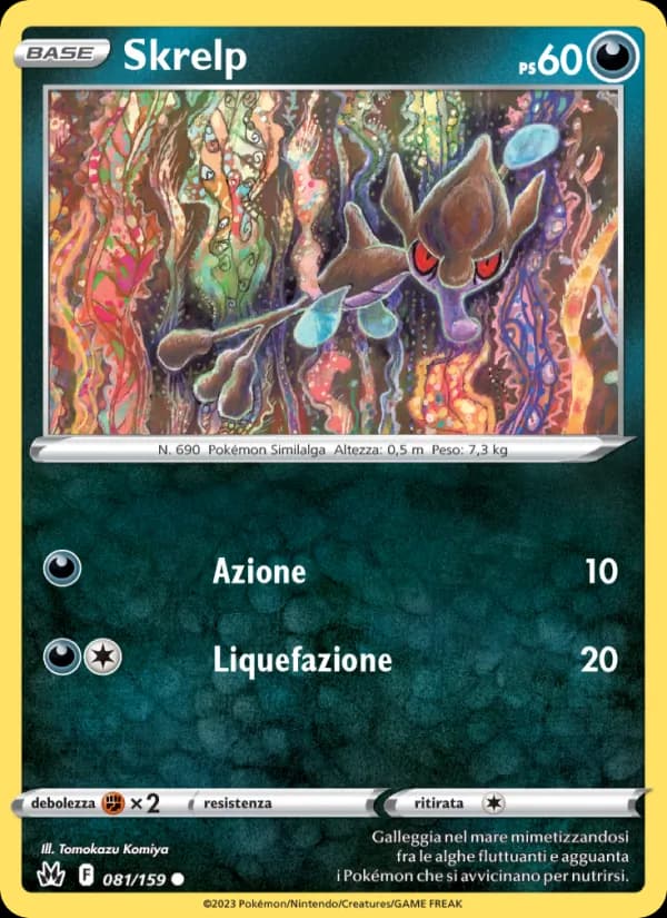 Skrelp card in Italian