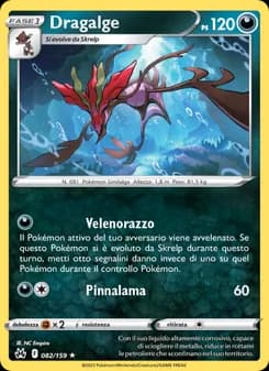 Dragalge card in Italian