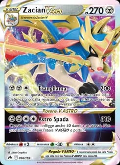 Zacian V ASTRO card in Italian