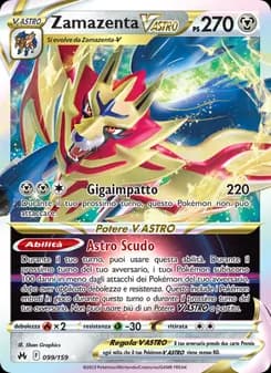 Zamazenta V ASTRO card in Italian