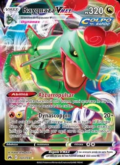 Rayquaza VMAX card in Italian