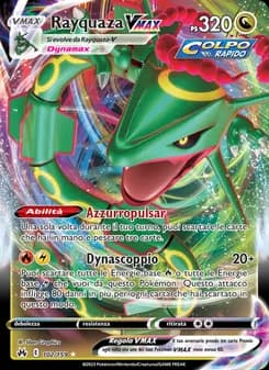 Rayquaza VMAX card in Italian