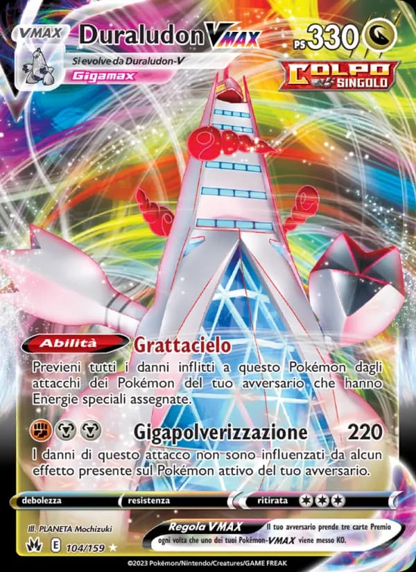 Duraludon VMAX card in Italian