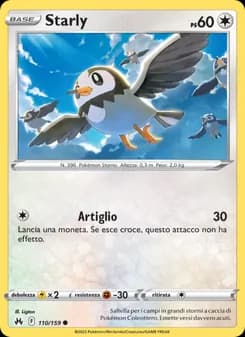 Starly card in Italian