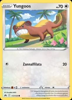 Yungoos card in Italian
