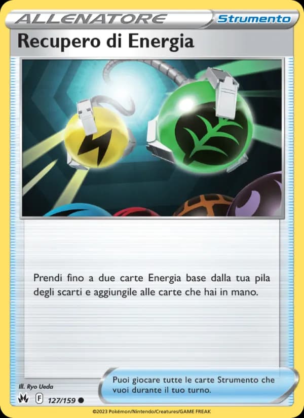 Recupero di Energia card in Italian