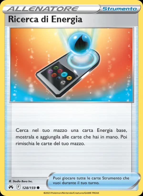 Ricerca di Energia card in Italian