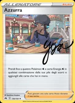 Azzurra card in Italian