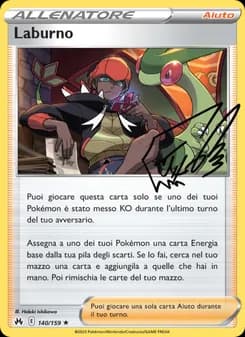Laburno card in Italian