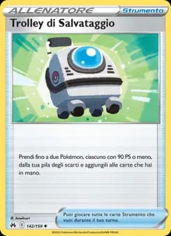 Trolley di Salvataggio card in Italian