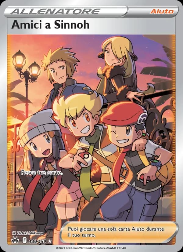 Amici a Sinnoh card in Italian