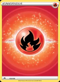 Energia Fuoco card in Italian
