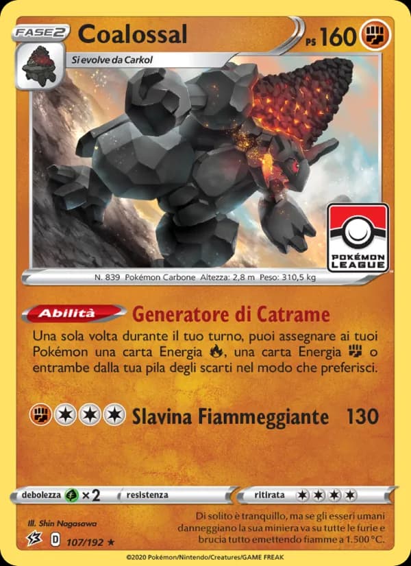Coalossal card in Italian