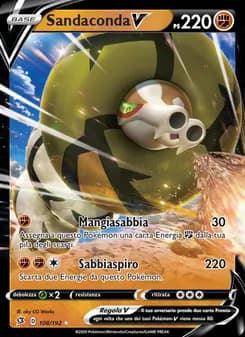 Sandaconda V card in Italian