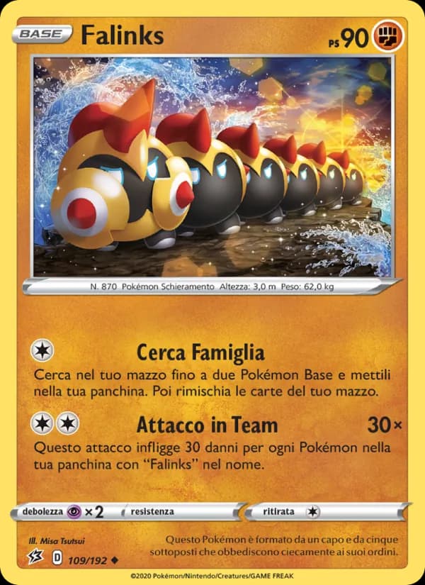 Falinks card in Italian