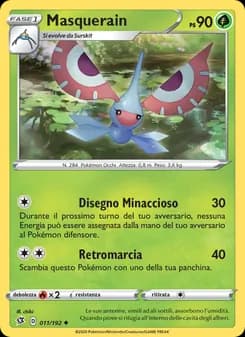 Masquerain card in Italian