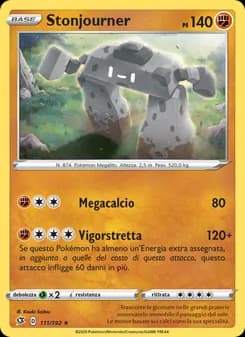 Stonjourner card in Italian