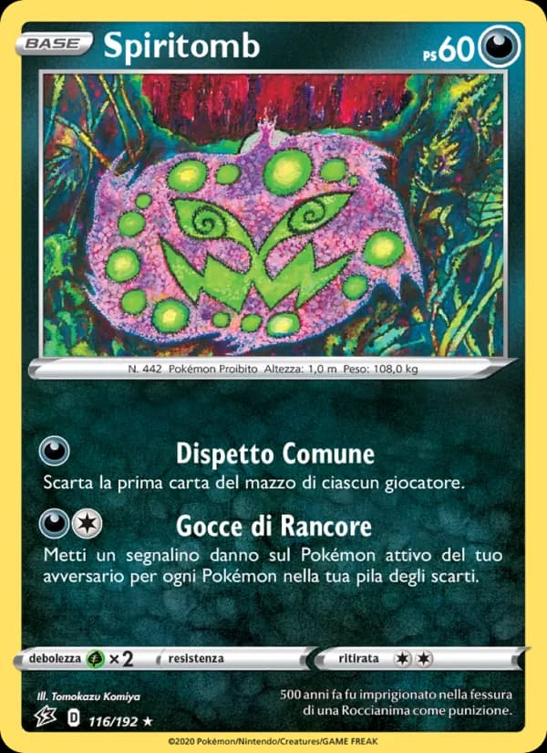 Spiritomb card in Italian