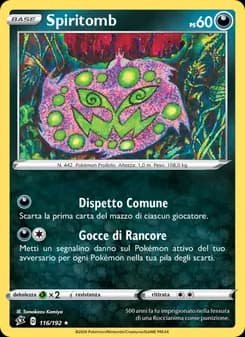 Spiritomb card in Italian
