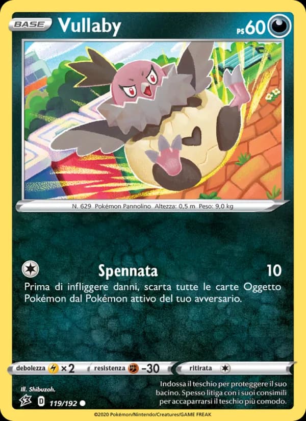 Vullaby card in Italian
