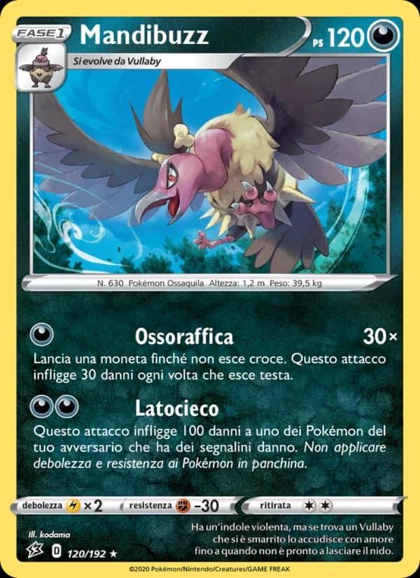 Mandibuzz card in Italian