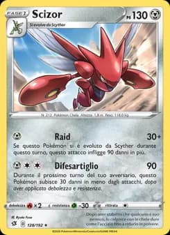 Scizor card in Italian