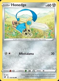Honedge card in Italian