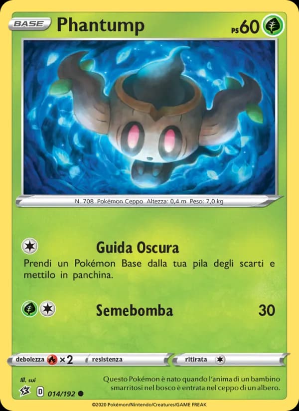Phantump card in Italian