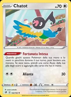 Chatot card in Italian