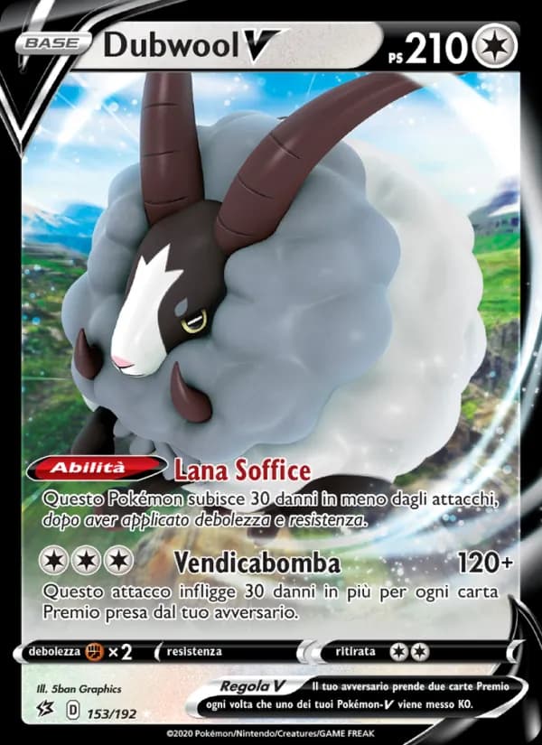 Dubwool V card in Italian