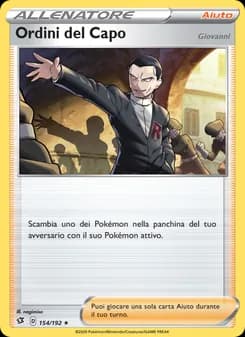 Ordini del Capo card in Italian