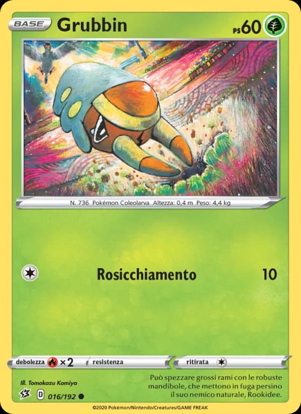 Grubbin card in Italian