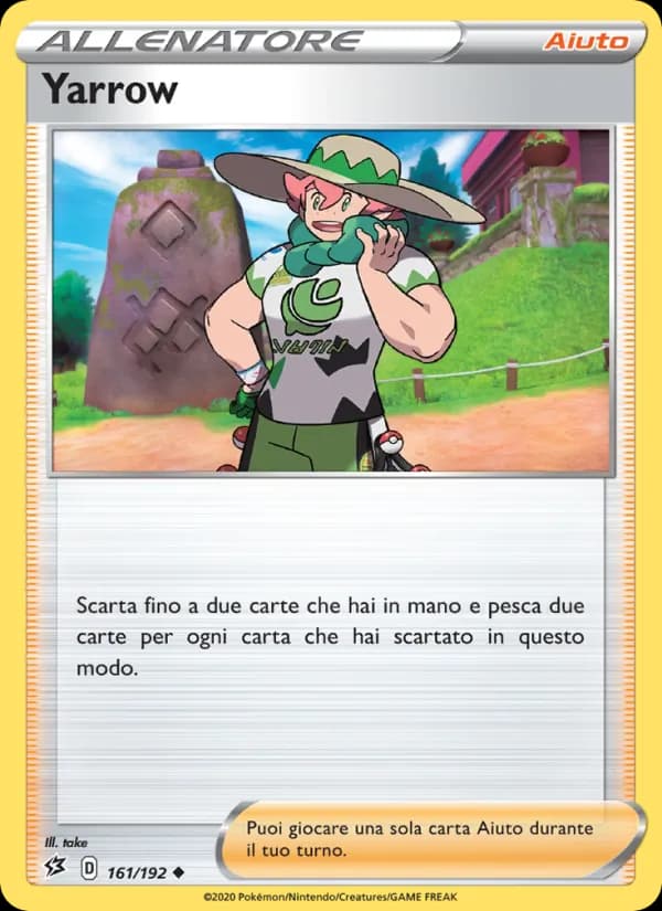 Yarrow card in Italian