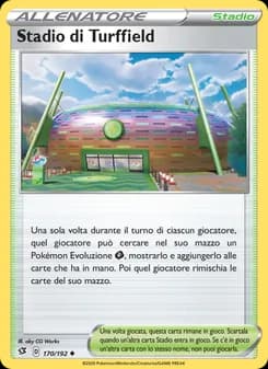 Stadio di Turffield card in Italian