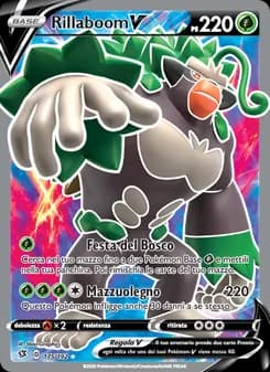 Rillaboom V card in Italian