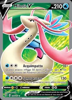 Milotic V card in Italian