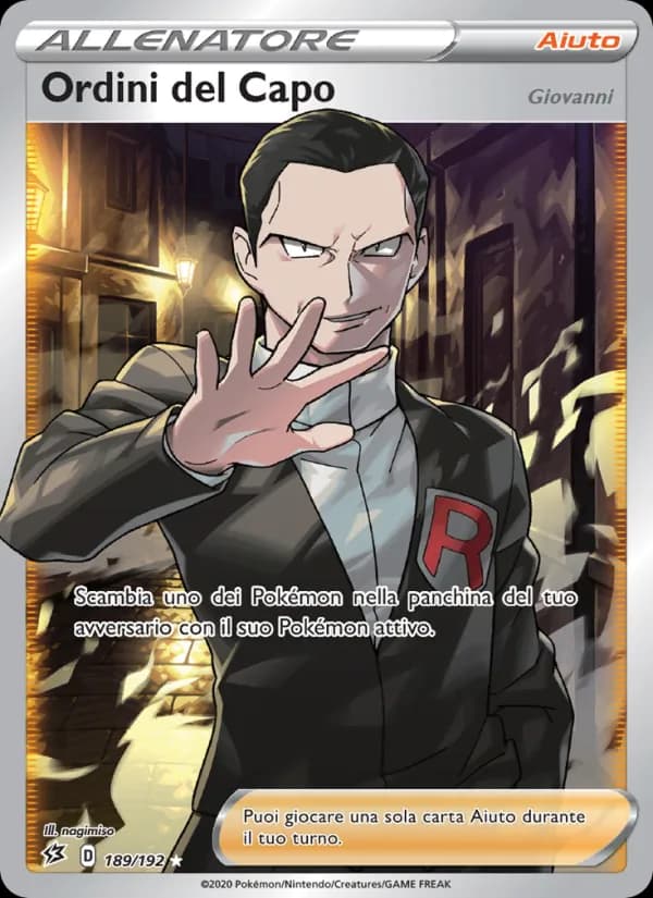 Ordini del Capo card in Italian